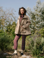 Kick Flare Pants - Redditch Plaid