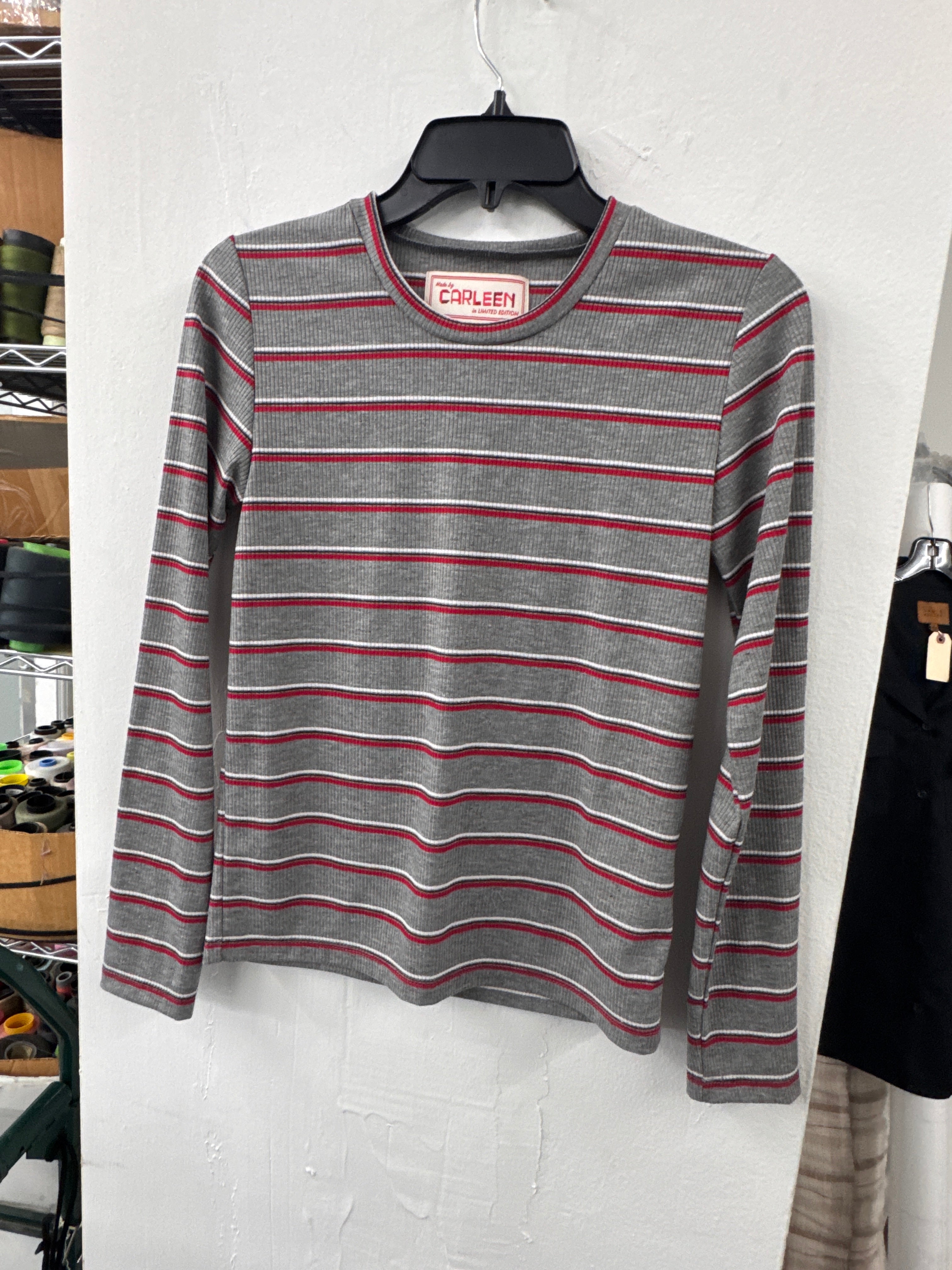 Long Sleeve Siren Tee - Small Stripe