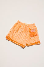 Chenille Field Shorts - Peach Floral (XS)