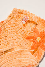 Chenille Field Shorts - Peach Floral (S)