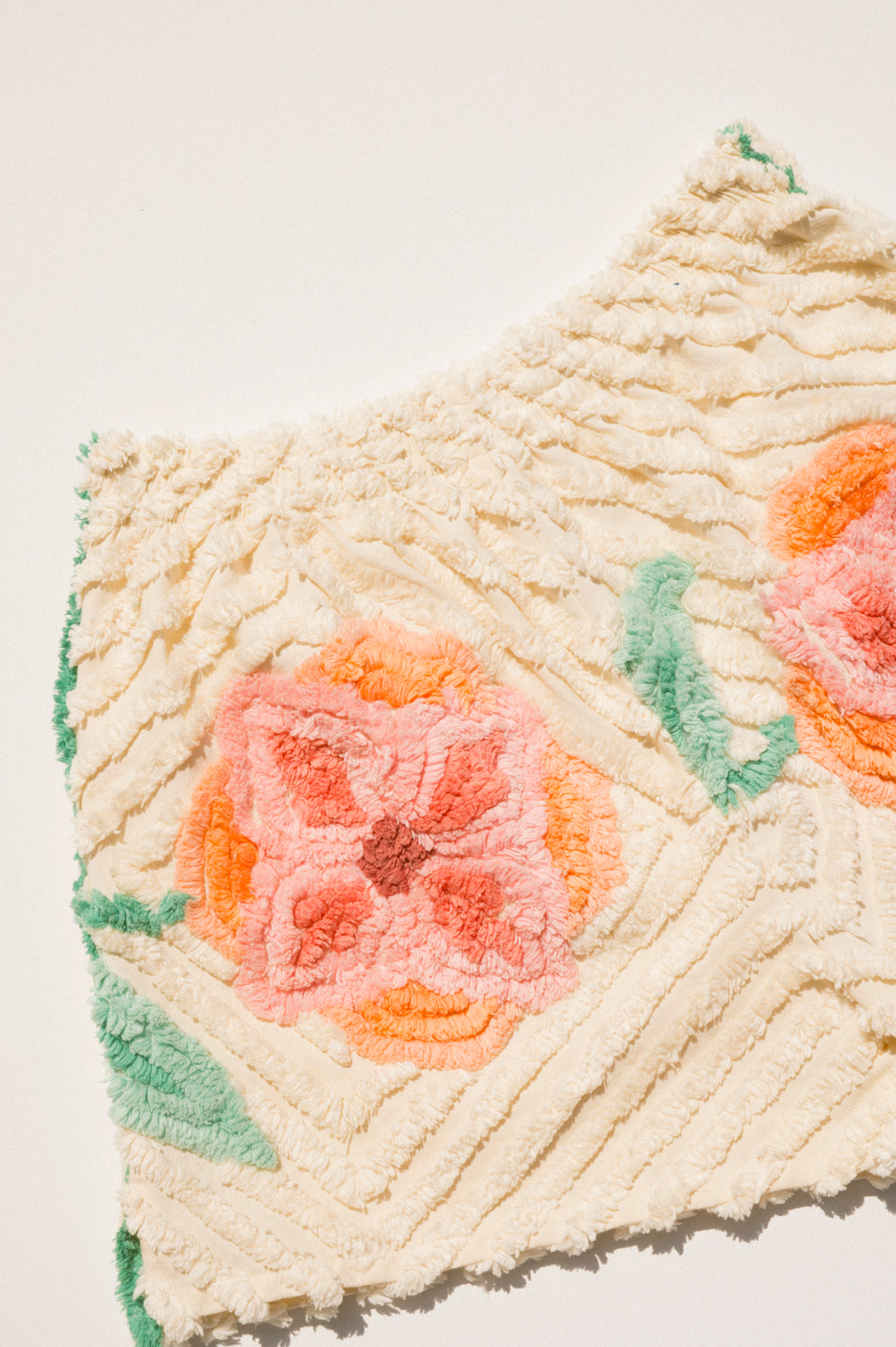 Chenille Field Shorts - Pink Flower (L)