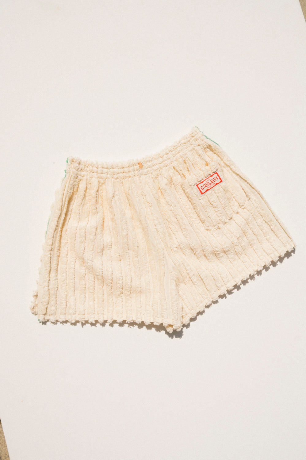 Chenille Field Shorts - Pink Flower (L)