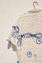 Teresa Coverup - White and Blue (XS/S)