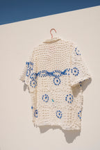 Teresa Coverup - White and Blue (XS/S)