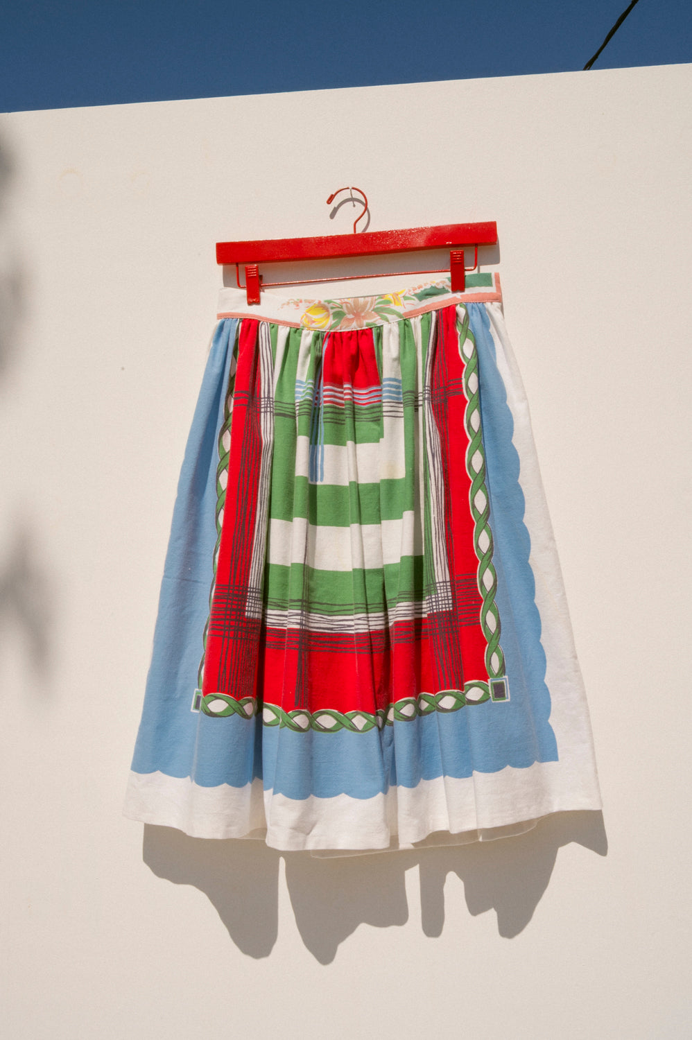 Stella Drindle Skirt - Plaid/Floral (M)