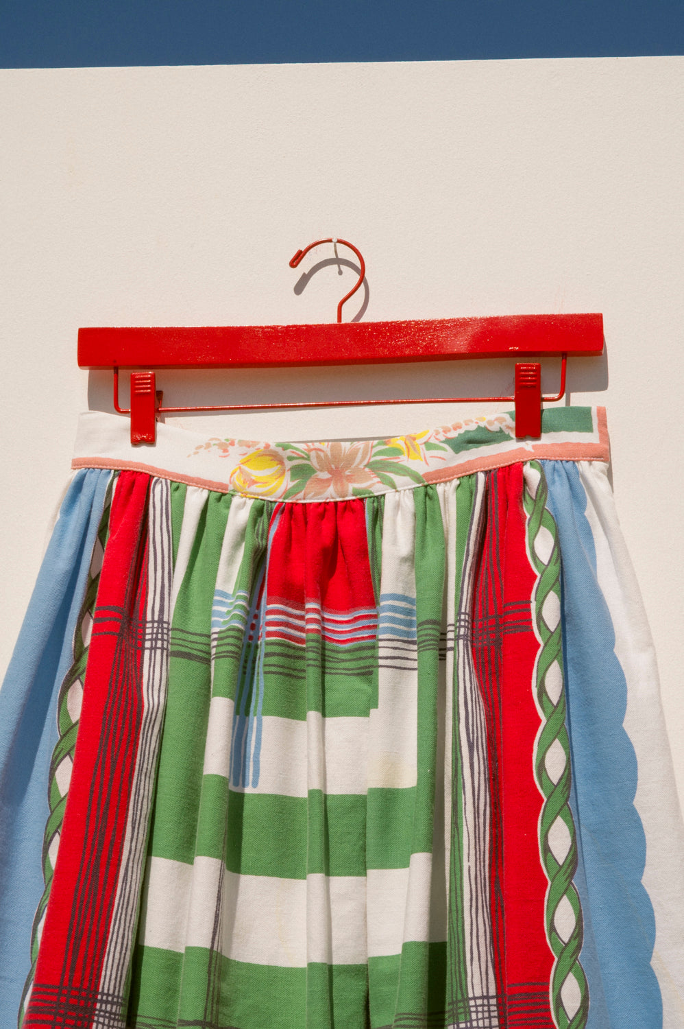 Stella Drindle Skirt - Plaid/Floral (M)