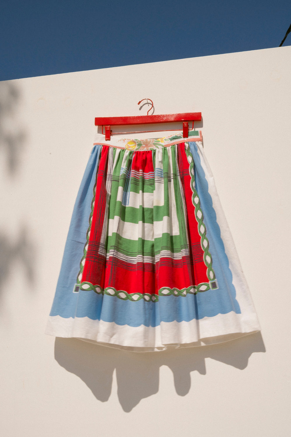 Stella Drindle Skirt - Plaid/Floral (M)