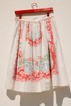 Stella Drindle Skirt - Plaid/Floral (M)
