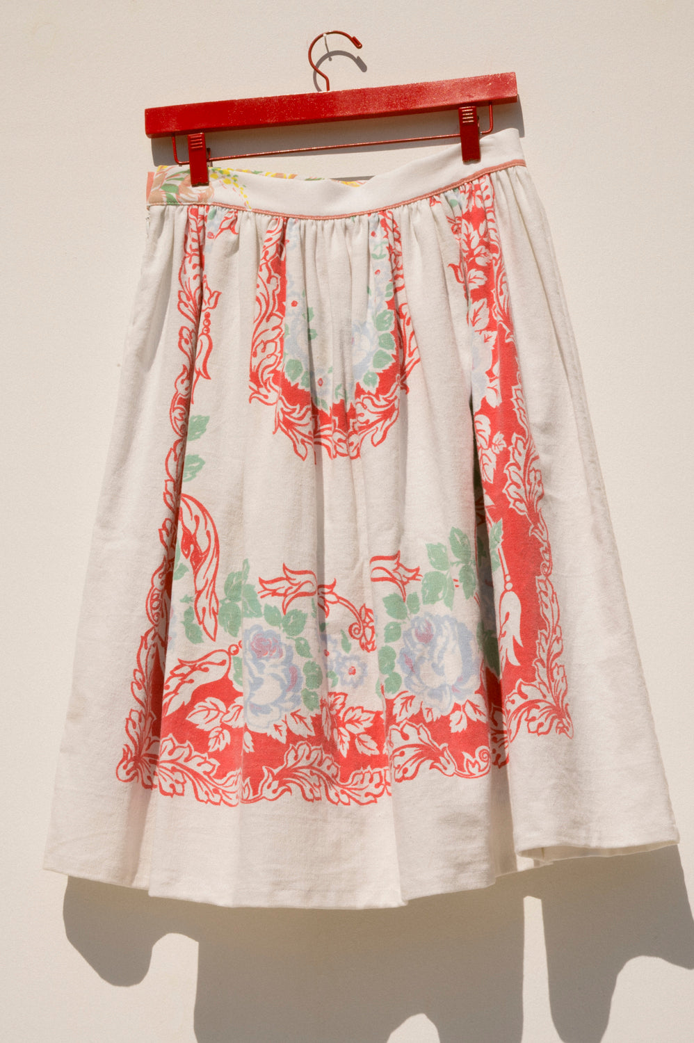 Stella Drindle Skirt - Plaid/Floral (M)