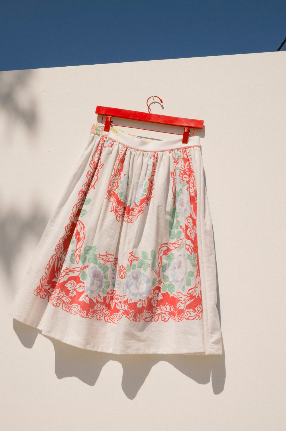 Stella Drindle Skirt - Plaid/Floral (M)