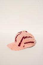 Ball Cap - Pink Chenille #3