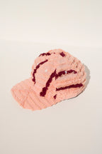Ball Cap - Pink Chenille #3