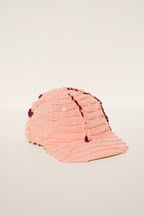 Ball Cap - Pink Chenille #6