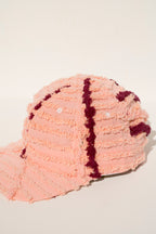 Ball Cap - Pink Chenille #6