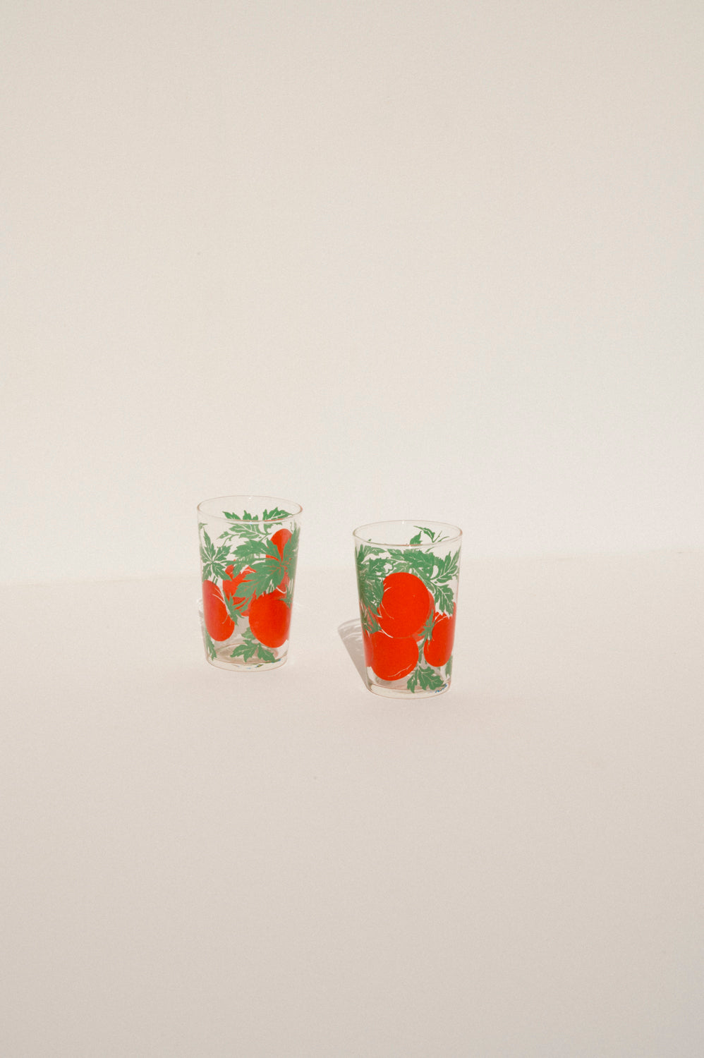 Tomato Juice Glasses - Pair