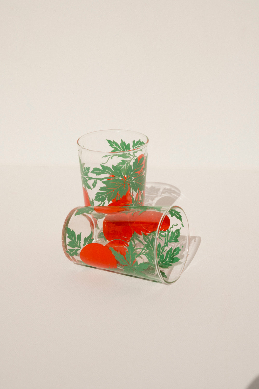 Tomato Juice Glasses - Pair