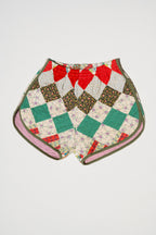 Quilt Track Shorts - Small (Around the World)