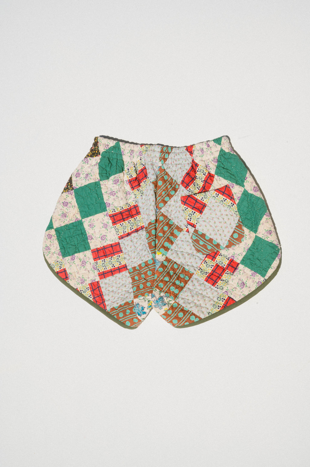 Quilt Track Shorts - Small (Around the World)