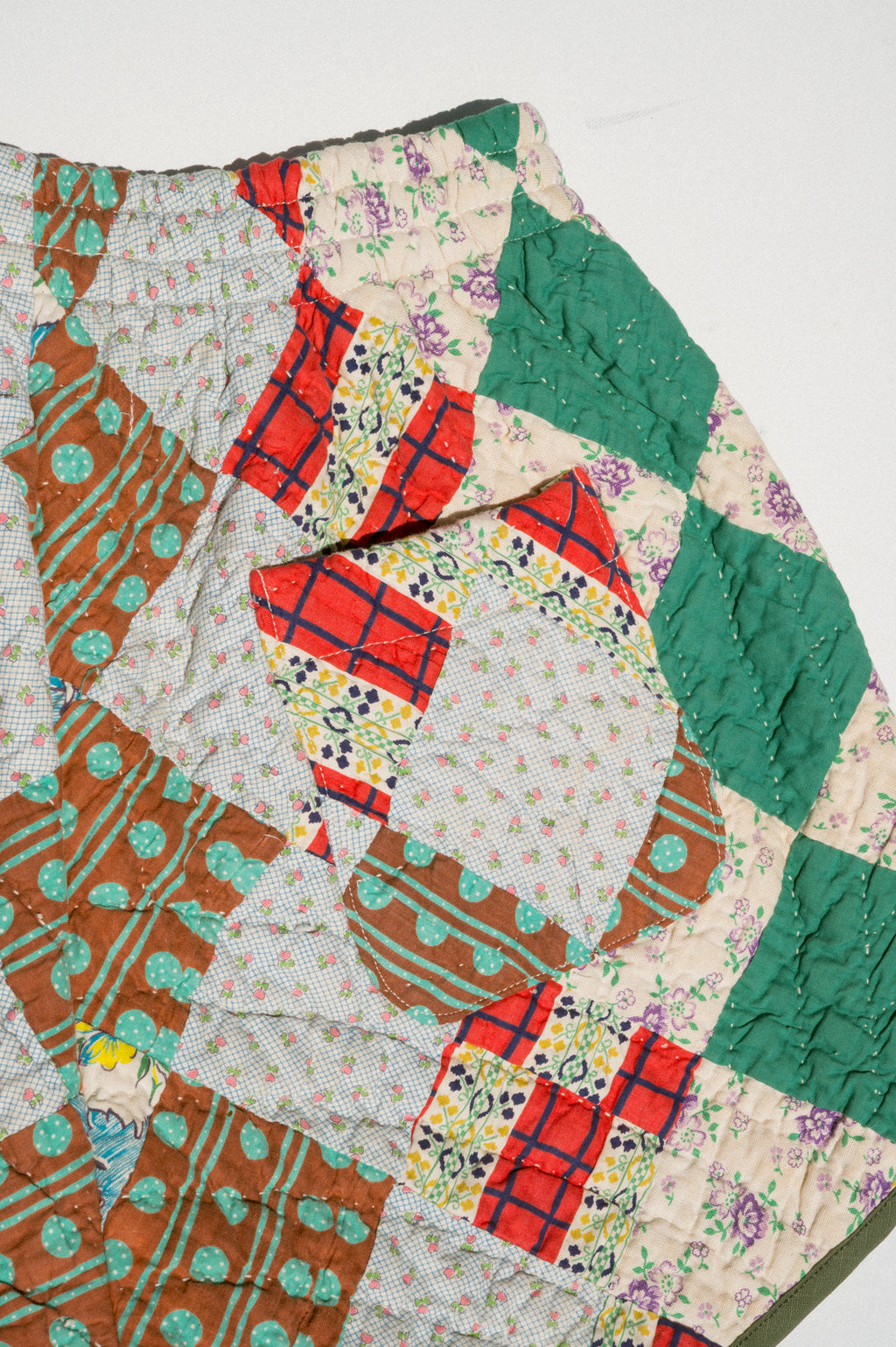 Quilt Track Shorts - Small (Around the World)
