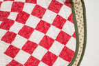 Quilt Track Shorts - Medium (Red Check)