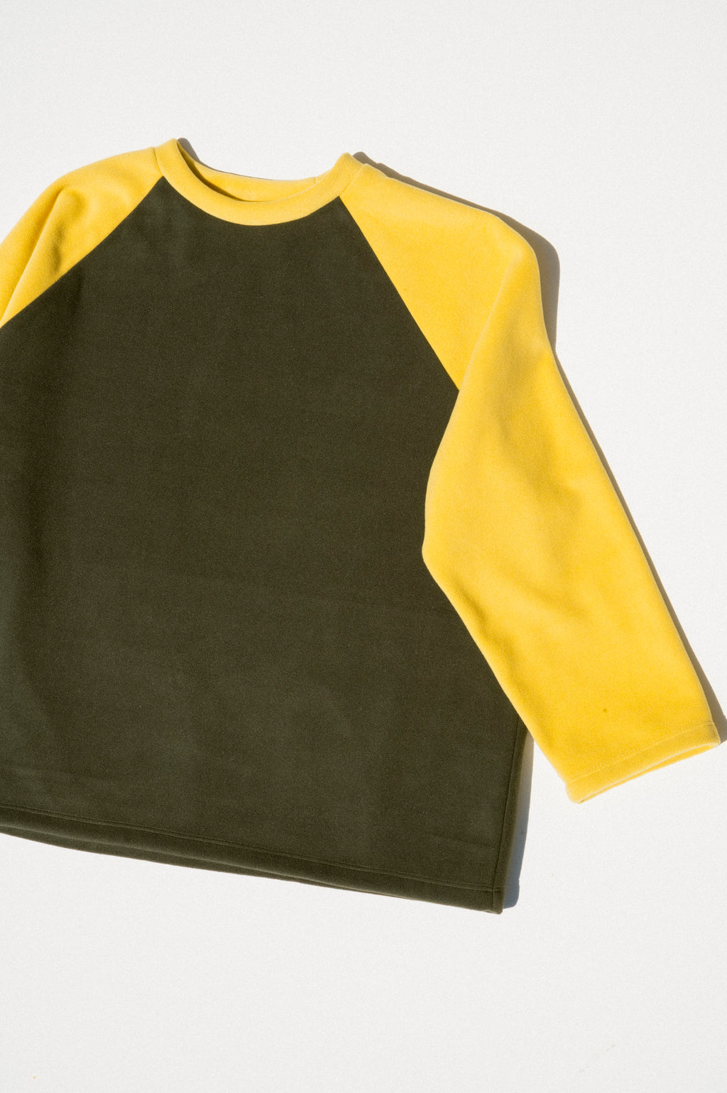 Boxy Raglan - Olive Fleece