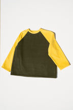 Boxy Raglan - Olive Fleece
