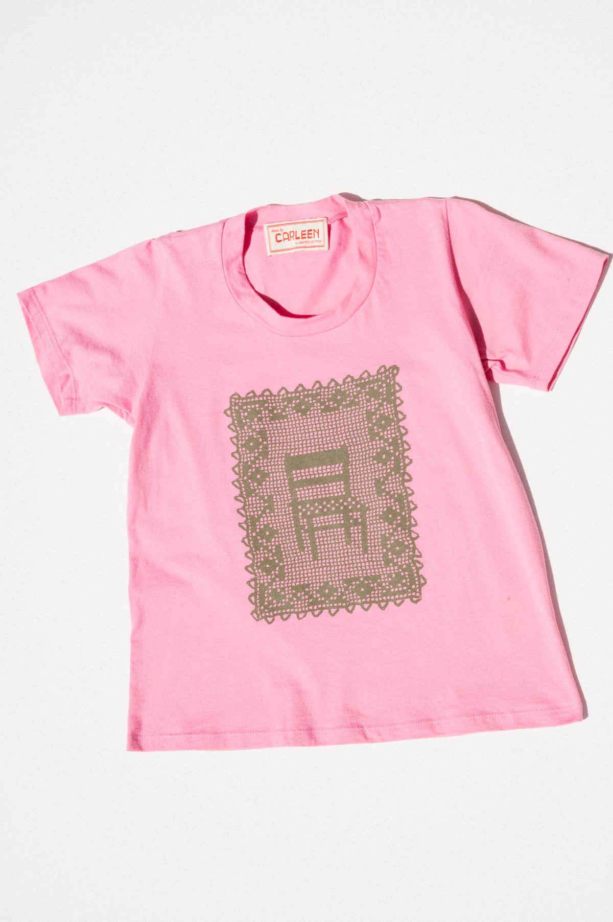 Perfect Tee - Pink Doily
