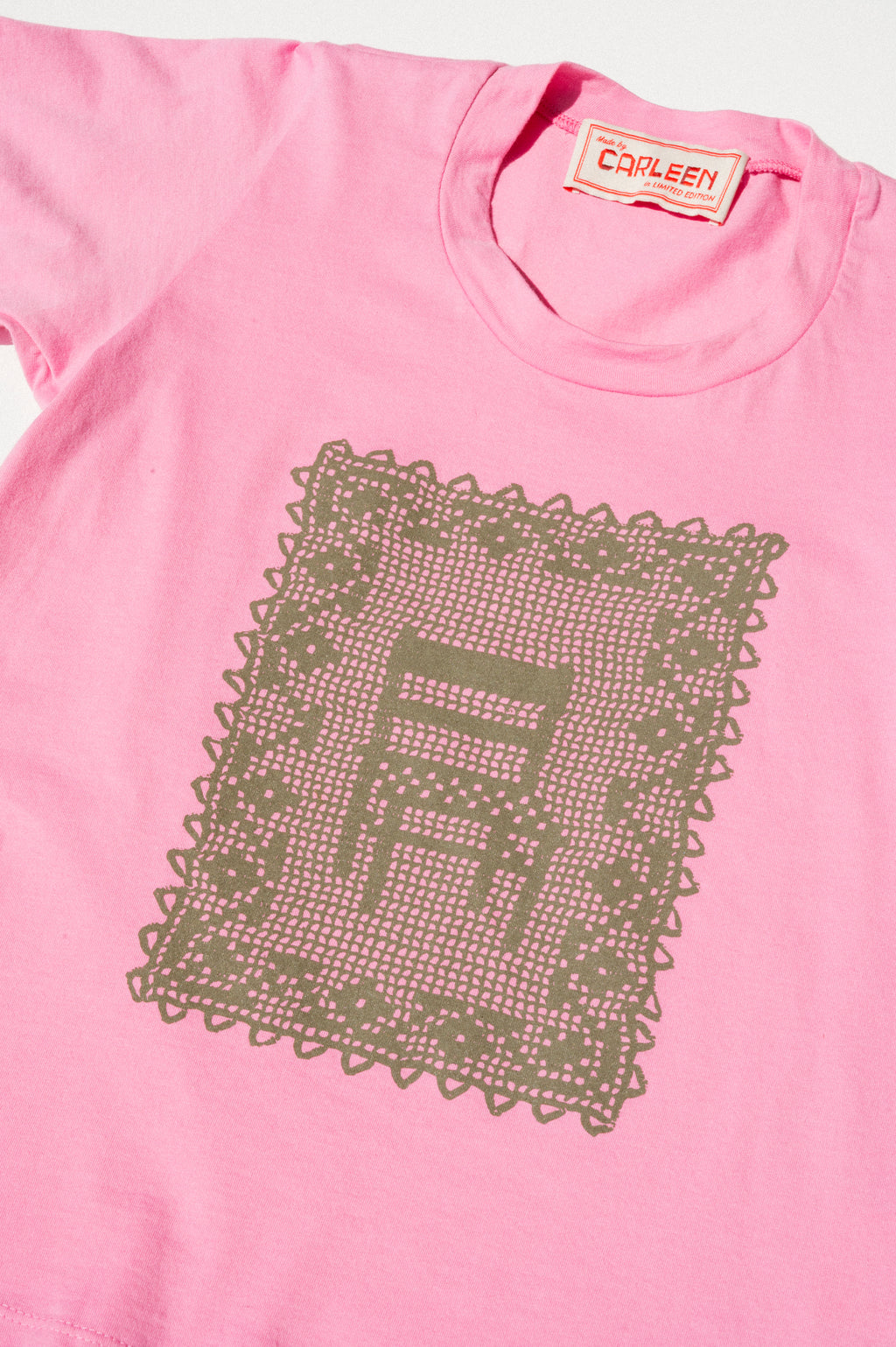 Perfect Tee - Pink Doily