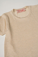 Perfect Little Short Sleeve Shirt - Sungold Stripe