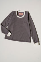 Cuffed Long Sleeve - Dot Jacquard