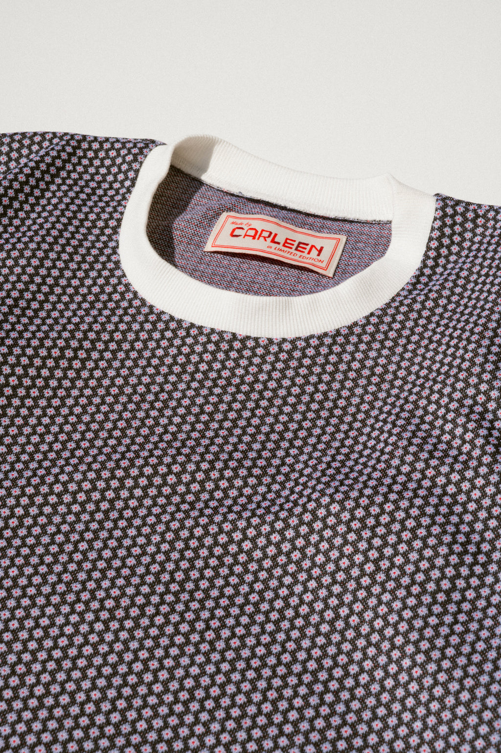Cuffed Long Sleeve - Dot Jacquard