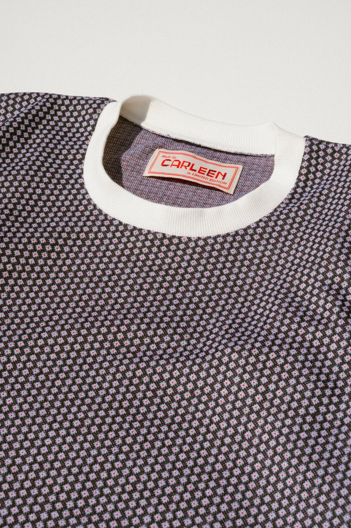 Cuffed Long Sleeve - Dot Jacquard