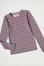 Long Sleeve Siren Tee - Small Stripe