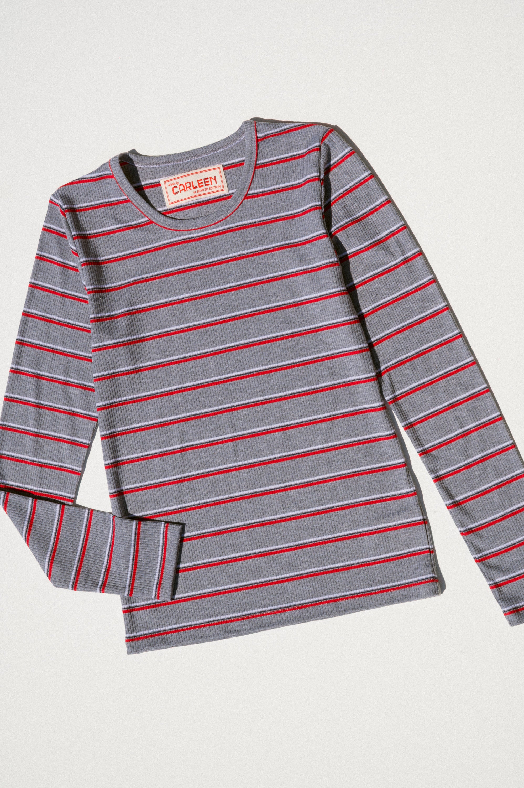 Long Sleeve Siren Tee - Small Stripe