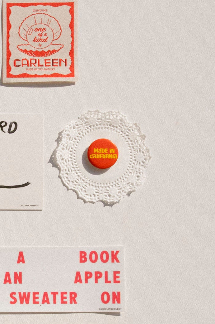 Made In California - Vintage Pinback Button