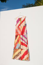 Lauren Quilt Dress - Strips  (Small)