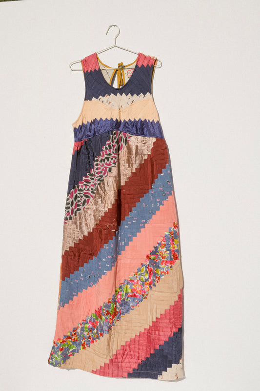 Lauren Quilt Dress - Log Cabin (Large)