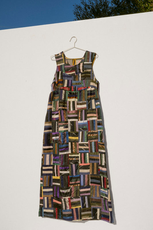 Lauren Quilt Dress - Bars (Medium)