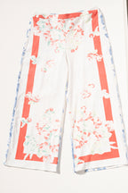 Scout Tie-Back Pant - Red Border/Delft (XL)