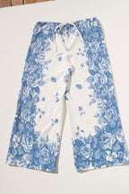 Scout Tie-Back Pant - Red Border/Delft (XL)