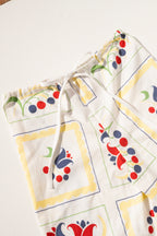 Scout Tie-Back Pant - Vine/Graphic (S)