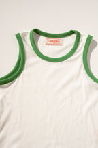 Chloe Tank - White/Green