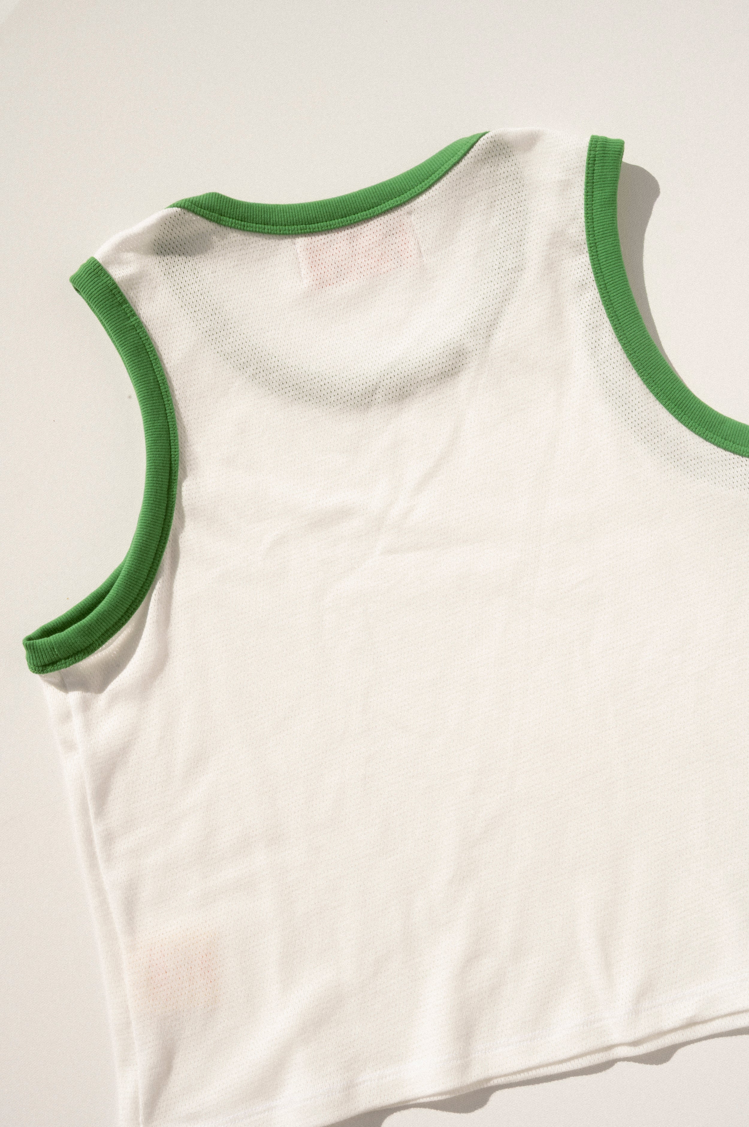 Chloe Tank - White/Green