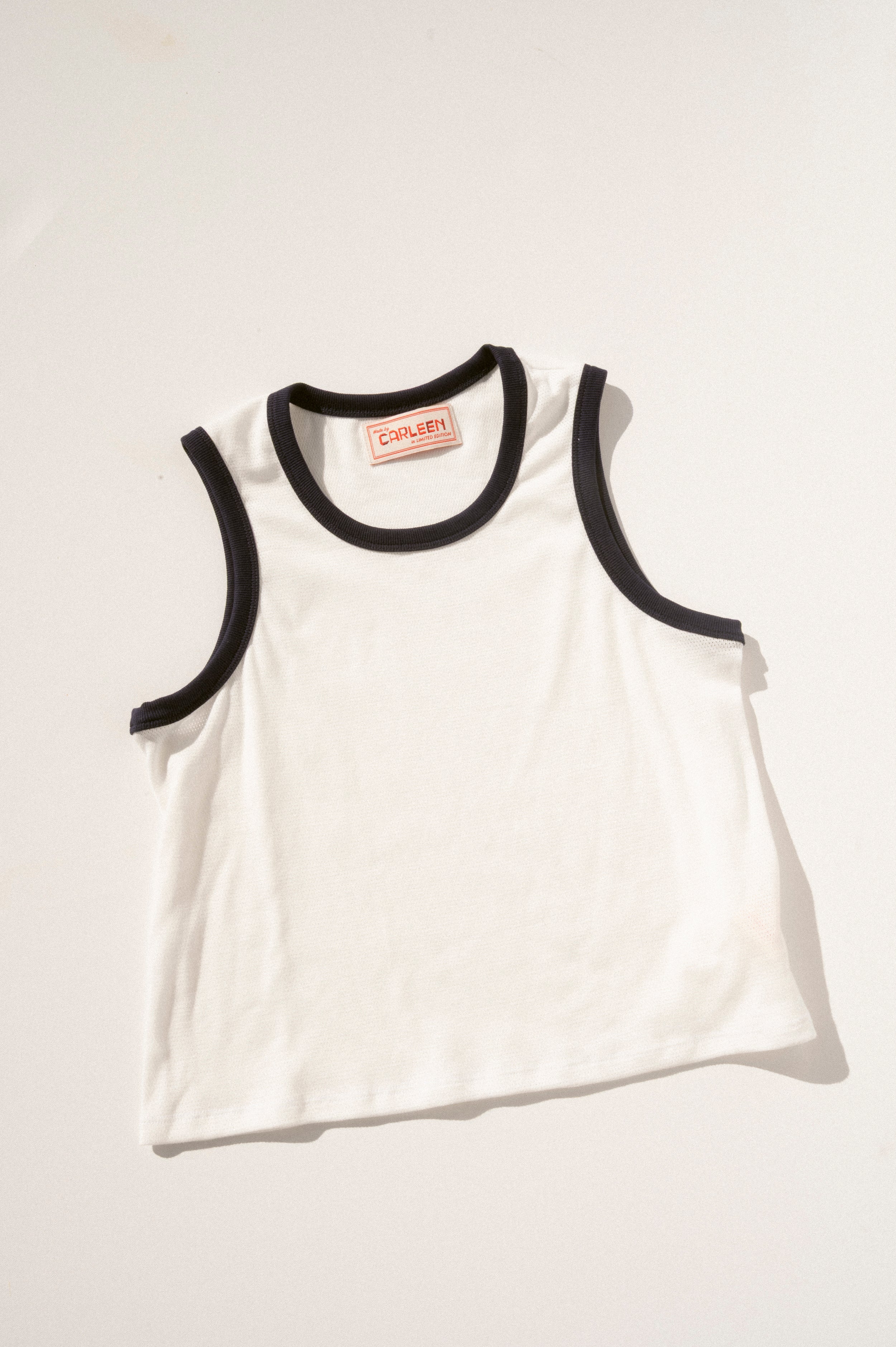 Chloe Tank - White/Navy