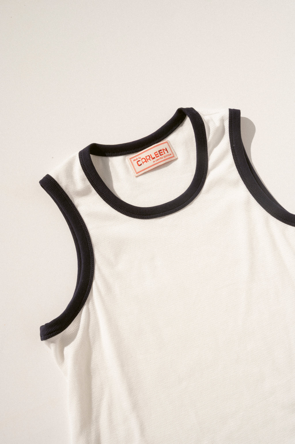 Chloe Tank - White/Navy