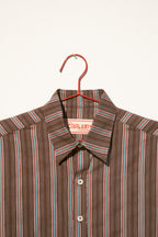 Sequoia Shirt - Brown Dobby Stripe