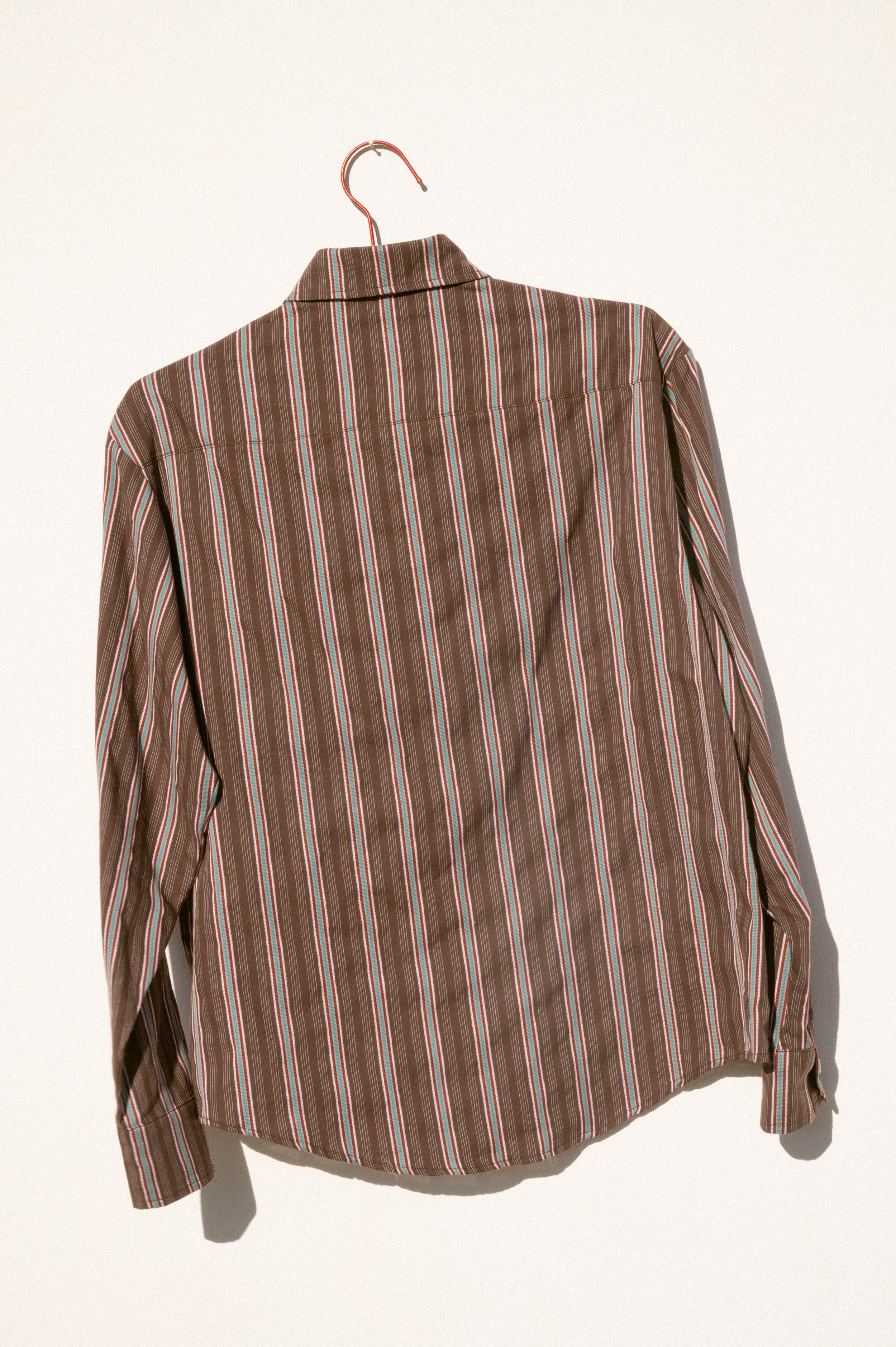 Sequoia Shirt - Brown Dobby Stripe
