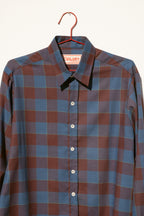 Sequoia Shirt - Blue Gauze Plaid