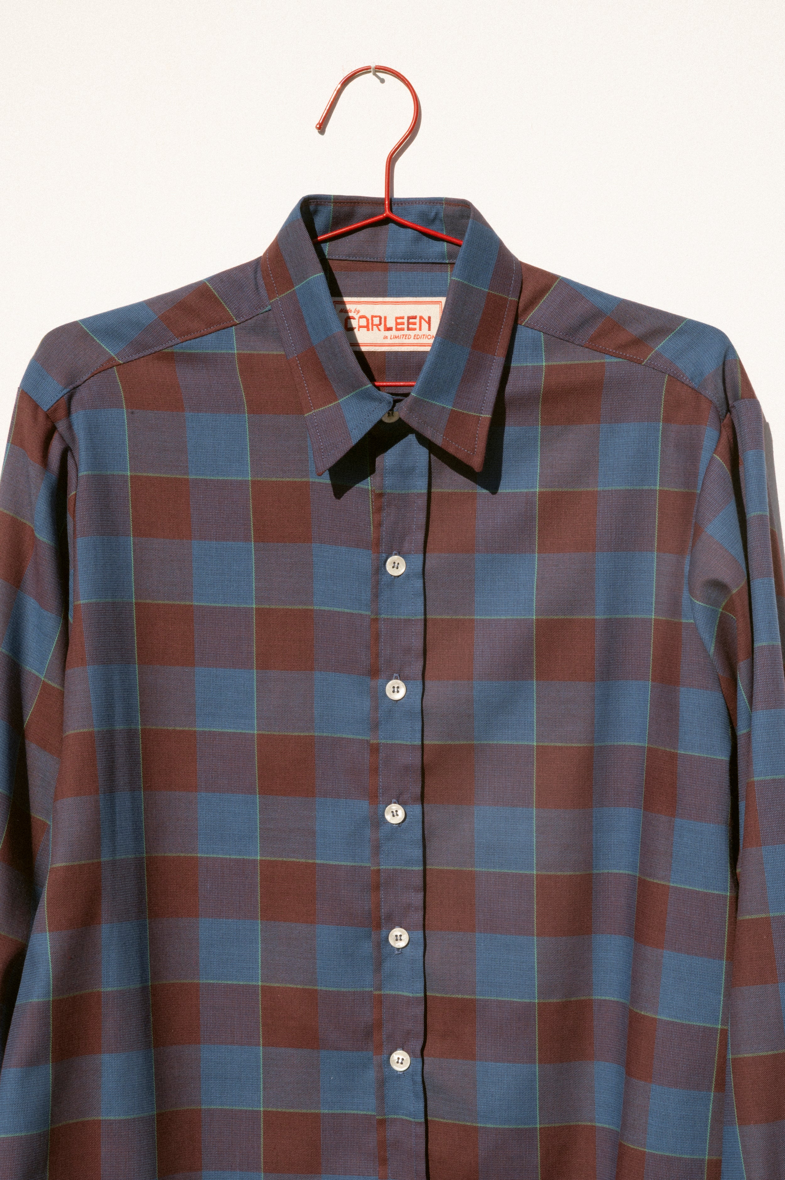 Sequoia Shirt - Blue Gauze Plaid