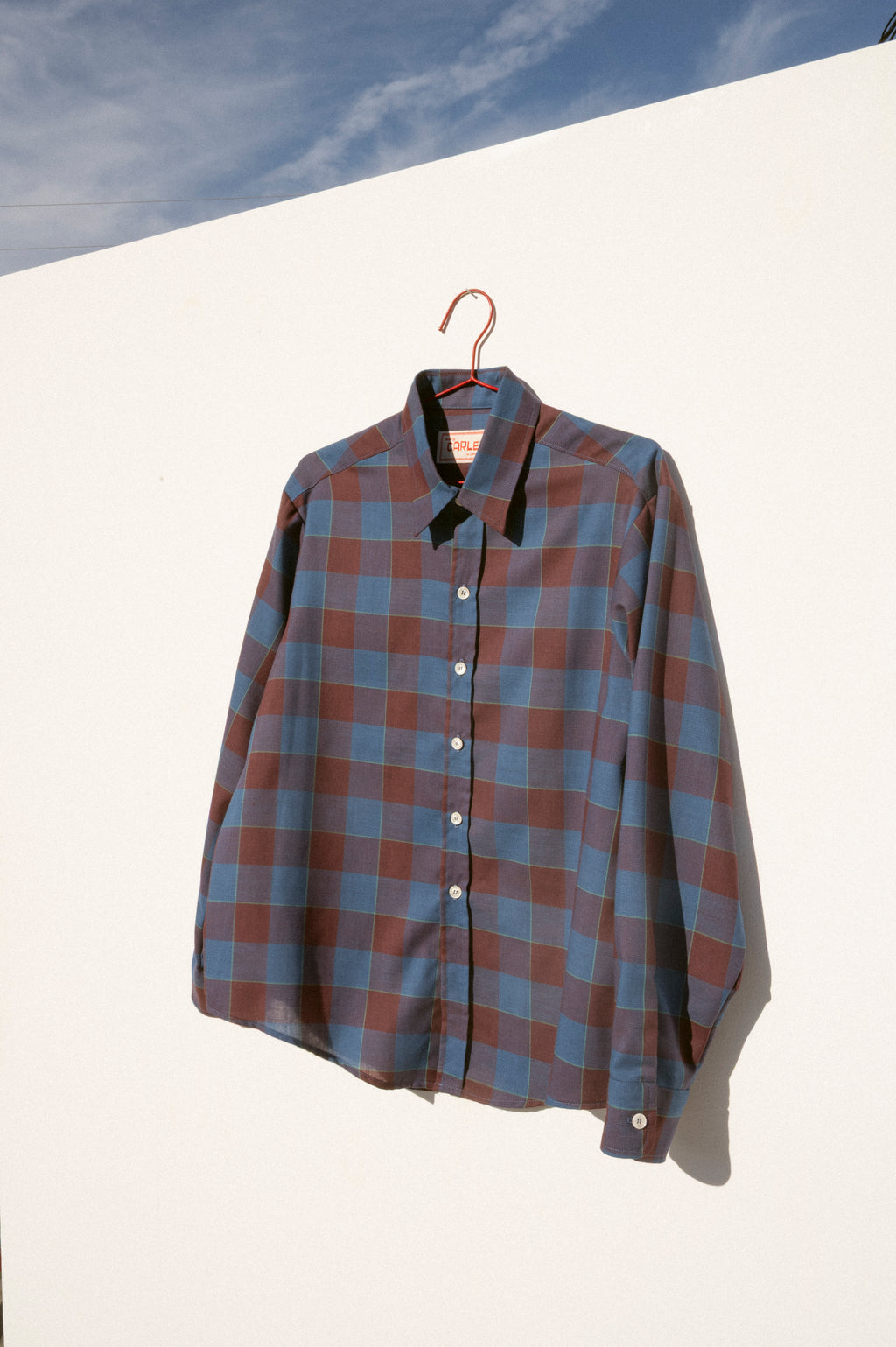 Sequoia Shirt - Blue Gauze Plaid